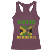 Jamaica 63rd Independence Racerback Tank Top Jamaican Pride - Wonder Print Shop