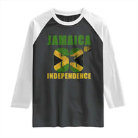 Jamaica 63rd Independence Raglan Shirt Jamaican Pride - Wonder Print Shop