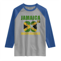 Jamaica 63rd Independence Raglan Shirt Jamaican Pride - Wonder Print Shop