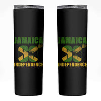 Jamaica 63rd Independence Skinny Tumbler Jamaican Pride - Wonder Print Shop