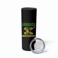 Jamaica 63rd Independence Skinny Tumbler Jamaican Pride - Wonder Print Shop