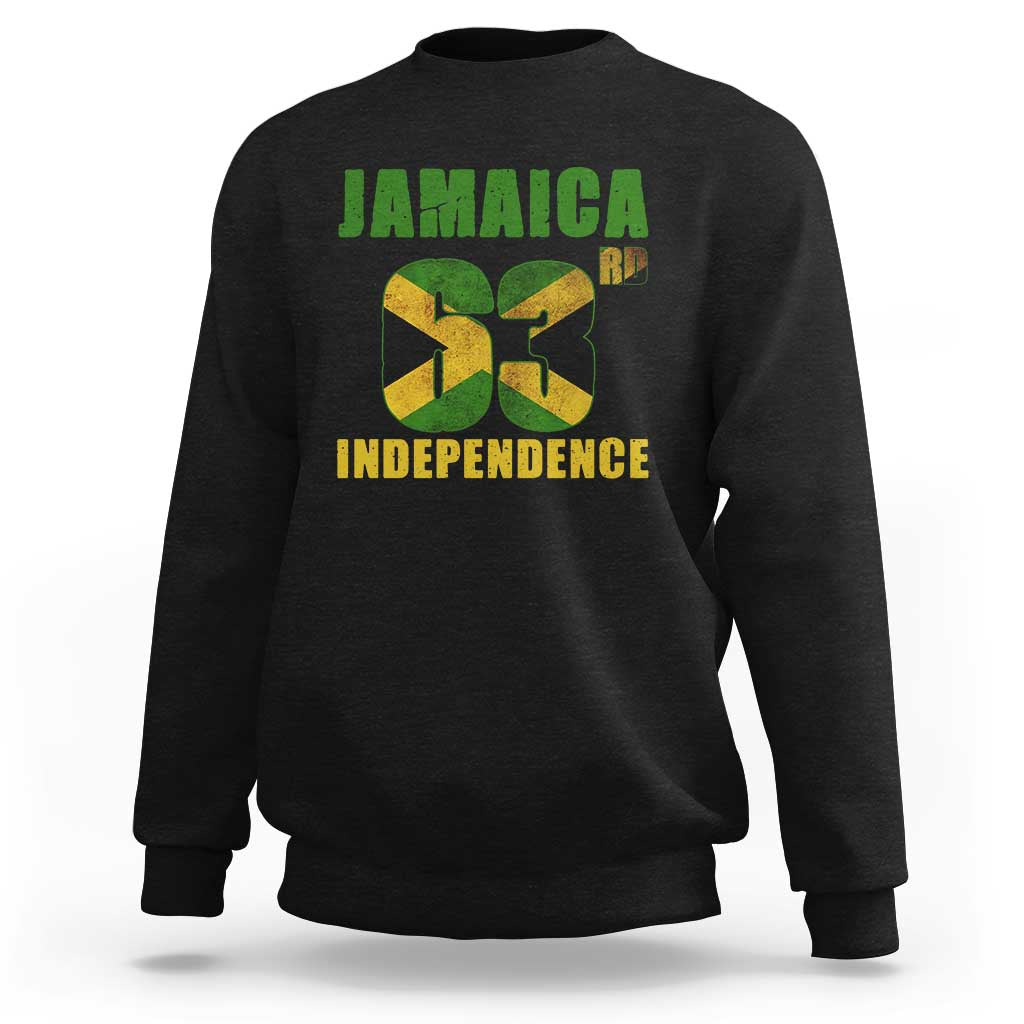 Jamaica 63rd Independence Sweatshirt Jamaican Pride - Wonder Print Shop