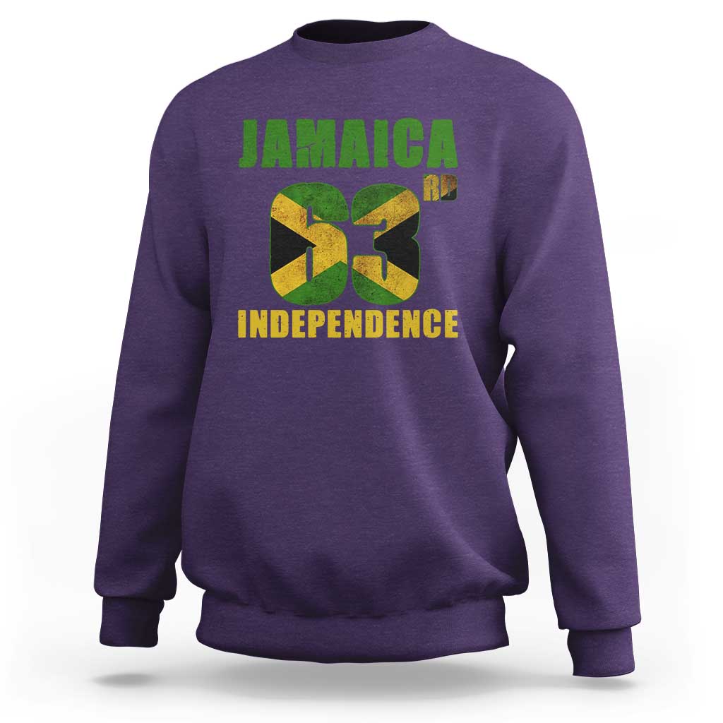 Jamaica 63rd Independence Sweatshirt Jamaican Pride - Wonder Print Shop