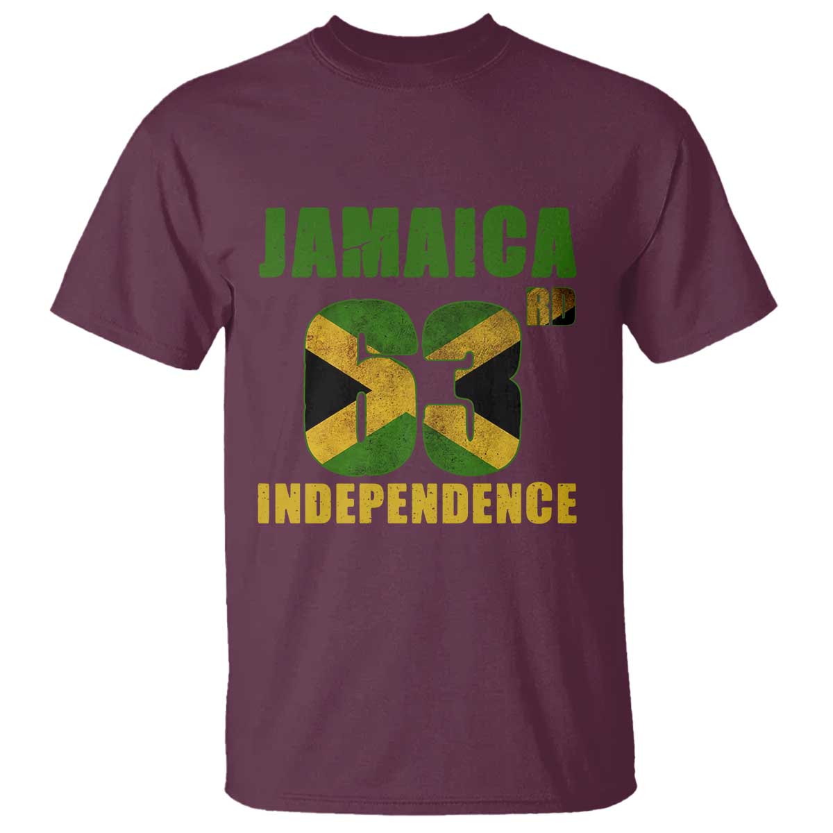 Jamaica 63rd Independence T Shirt Jamaican Pride - Wonder Print Shop
