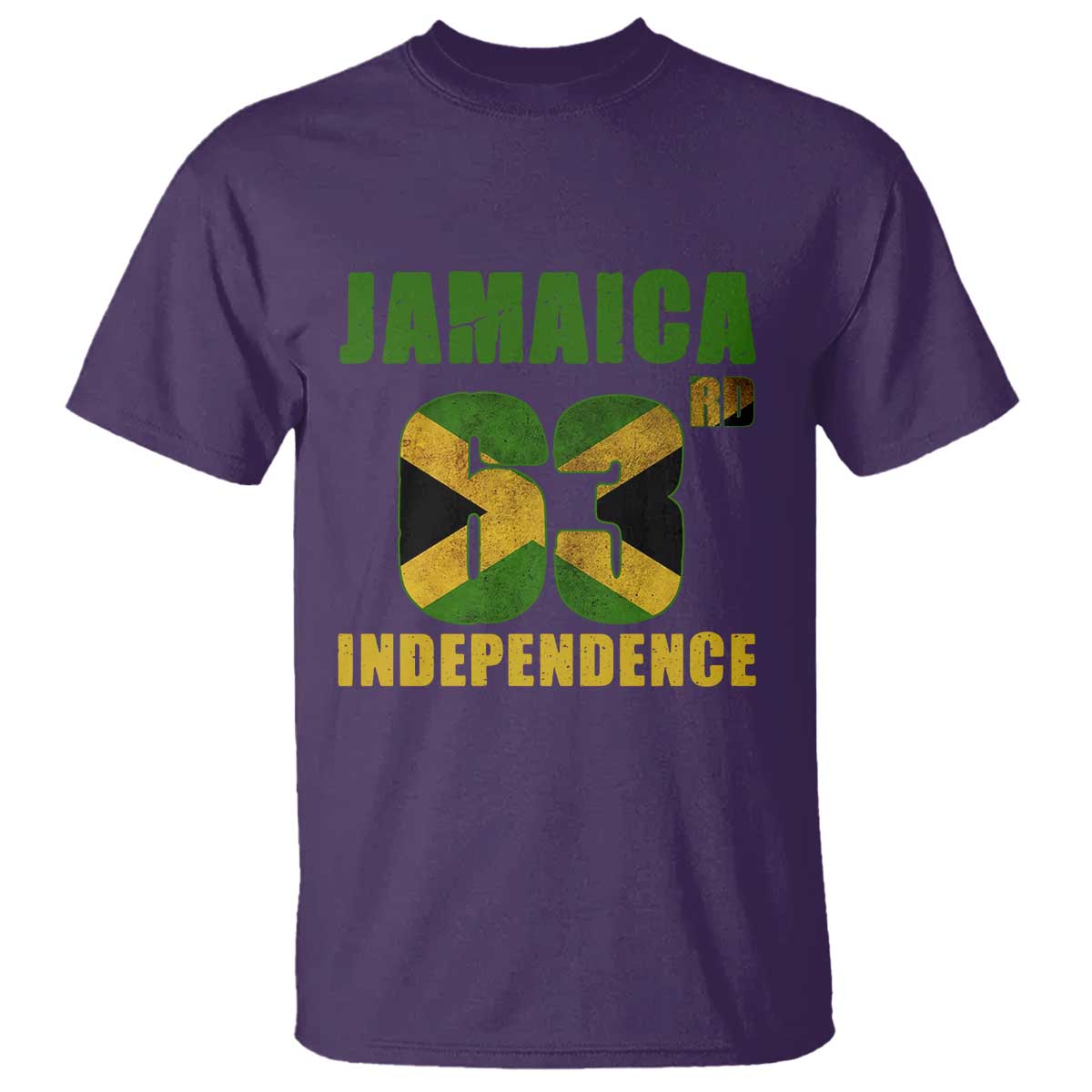 Jamaica 63rd Independence T Shirt Jamaican Pride - Wonder Print Shop
