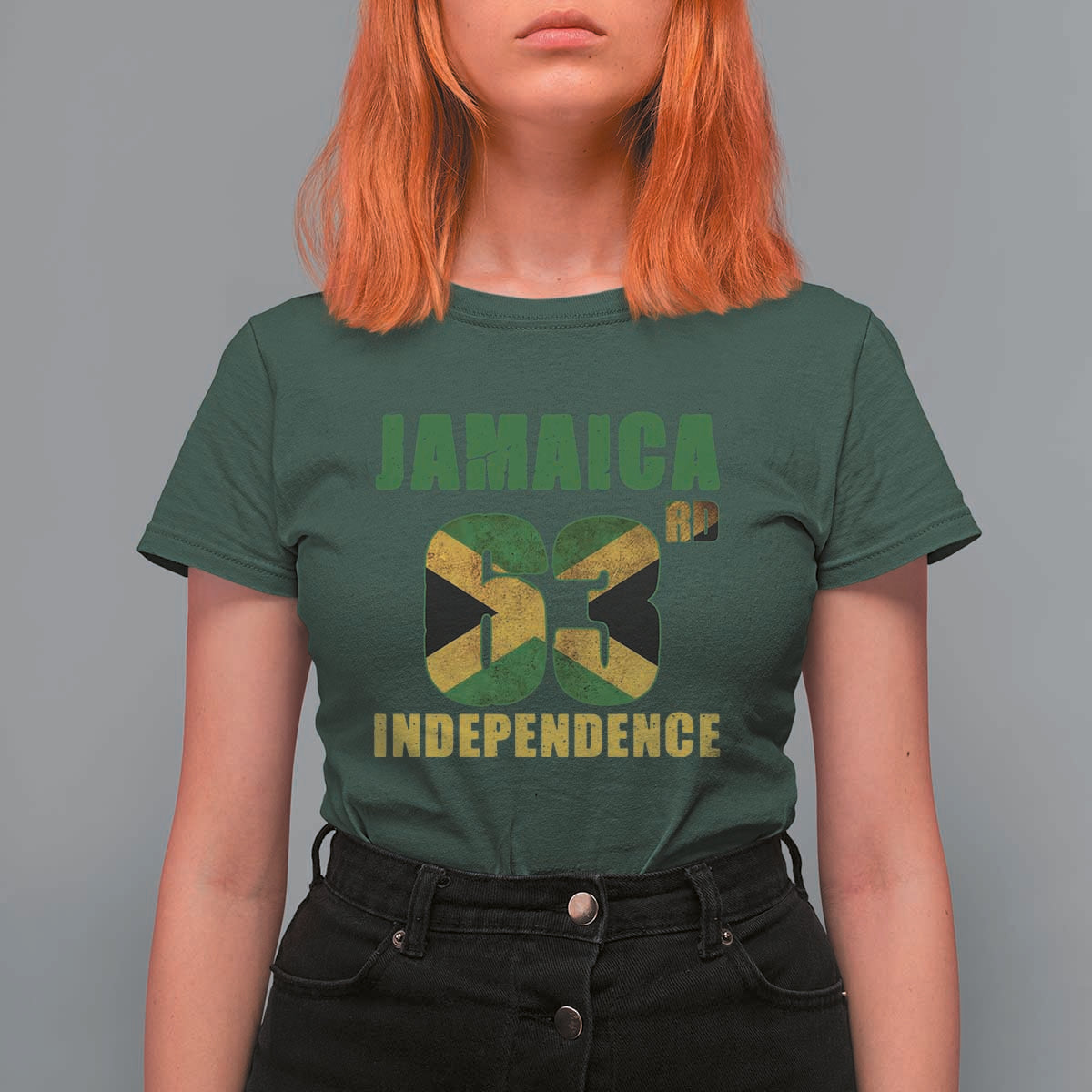 Jamaica 63rd Independence T Shirt For Women Jamaican Pride - Wonder Print Shop