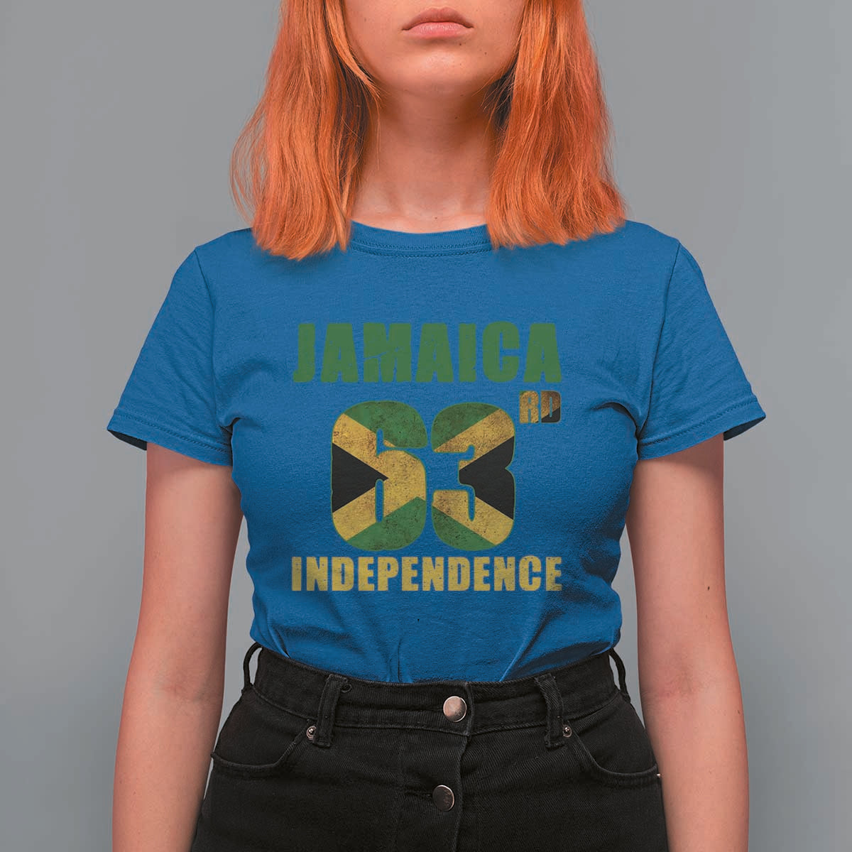 Jamaica 63rd Independence T Shirt For Women Jamaican Pride - Wonder Print Shop