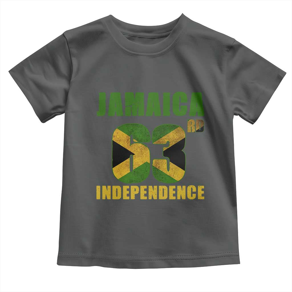 Jamaica 63rd Independence Toddler T Shirt Jamaican Pride - Wonder Print Shop