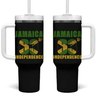 Jamaica 63rd Independence Tumbler With Handle Jamaican Pride - Wonder Print Shop