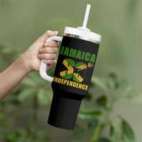 Jamaica 63rd Independence Tumbler With Handle Jamaican Pride - Wonder Print Shop