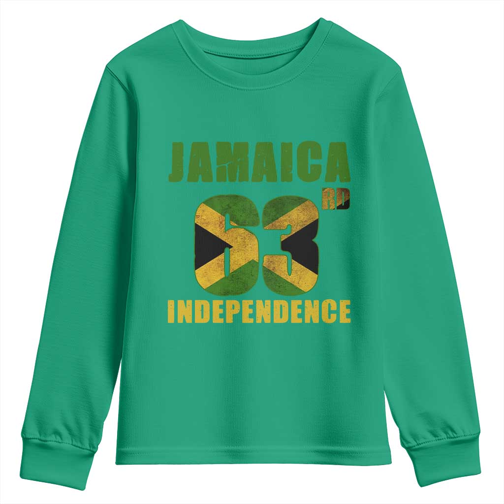 Jamaica 63rd Independence Youth Sweatshirt Jamaican Pride - Wonder Print Shop