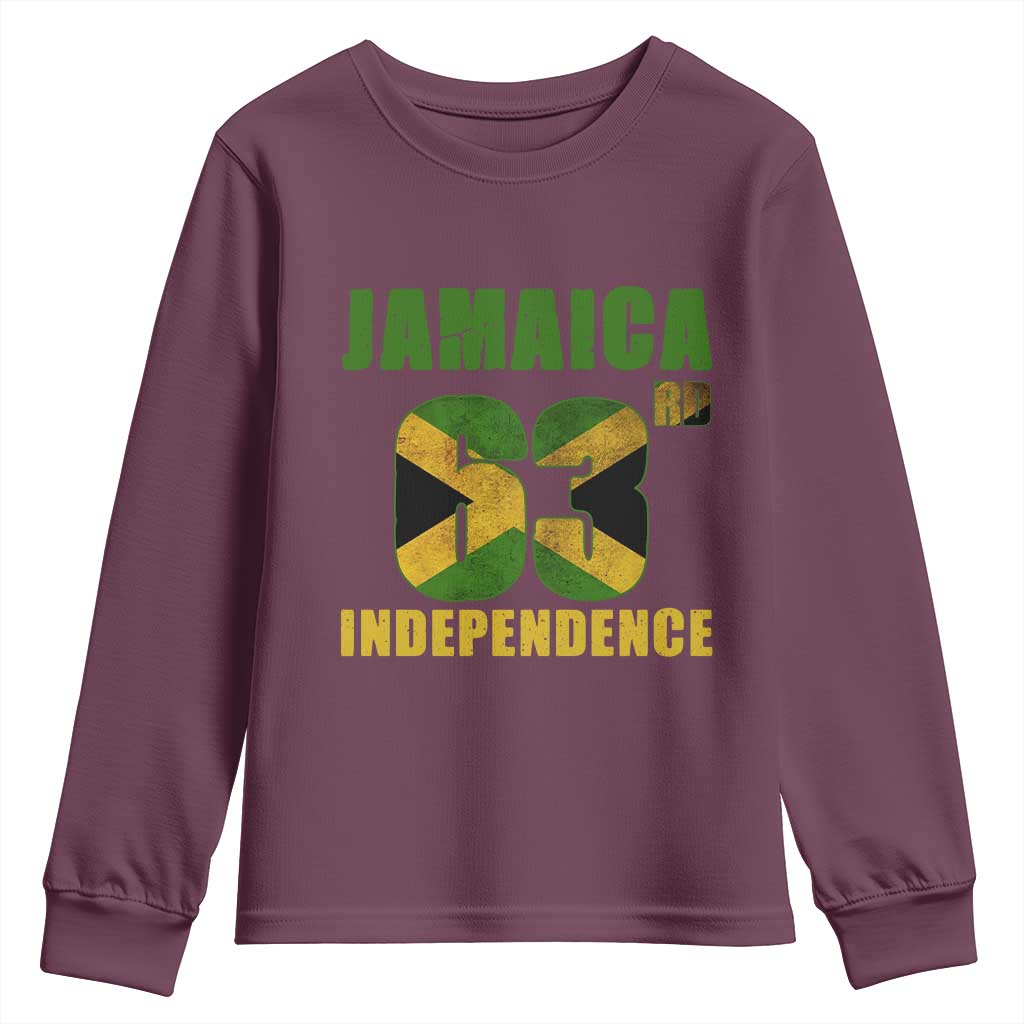 Jamaica 63rd Independence Youth Sweatshirt Jamaican Pride - Wonder Print Shop
