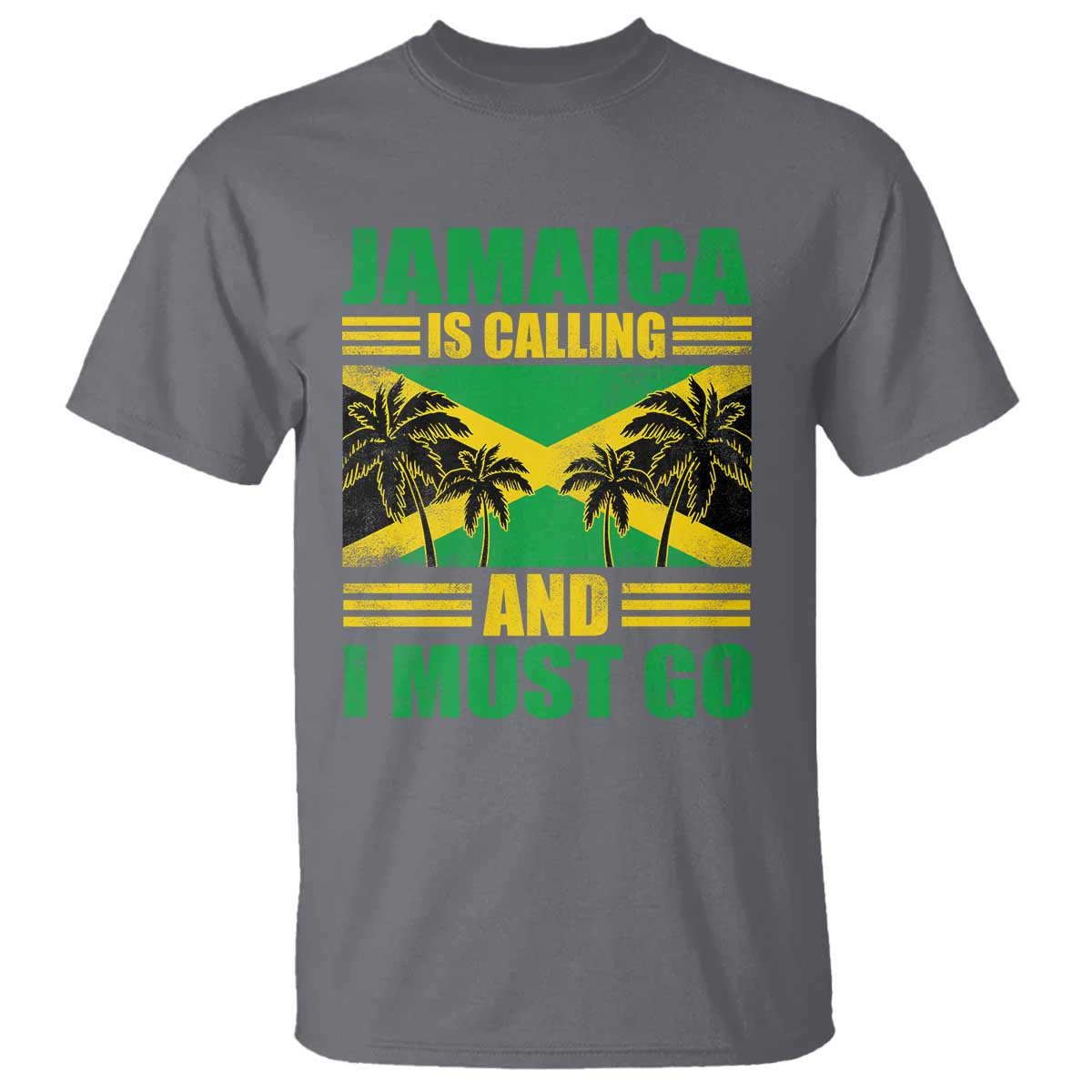 Funny Jamaica Is Calling And I Must Go T Shirt Jamaican Flag Travel - Wonder Print Shop