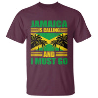 Funny Jamaica Is Calling And I Must Go T Shirt Jamaican Flag Travel - Wonder Print Shop