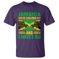 Funny Jamaica Is Calling And I Must Go T Shirt Jamaican Flag Travel - Wonder Print Shop