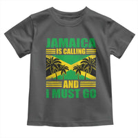 Funny Jamaica Is Calling And I Must Go Toddler T Shirt Jamaican Flag Travel - Wonder Print Shop