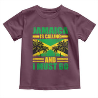 Funny Jamaica Is Calling And I Must Go Toddler T Shirt Jamaican Flag Travel - Wonder Print Shop