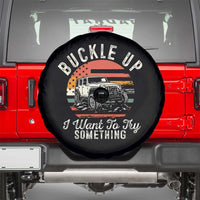 Funny Buckle Up I Want To Try Something Spare Tire Cover Offroad Car American Flag - Wonder Print Shop