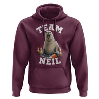 Team Neil The Seal Hoodie Funny Tasmania Elephant Seal with Traffic Cone