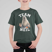 Team Neil The Seal T Shirt For Kid Funny Tasmania Elephant Seal with Traffic Cone