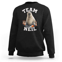 Team Neil The Seal Sweatshirt Funny Tasmania Elephant Seal with Traffic Cone
