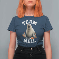 Team Neil The Seal T Shirt For Women Funny Tasmania Elephant Seal with Traffic Cone