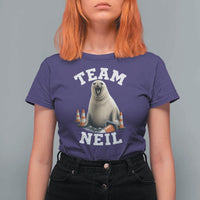 Team Neil The Seal T Shirt For Women Funny Tasmania Elephant Seal with Traffic Cone