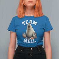 Team Neil The Seal T Shirt For Women Funny Tasmania Elephant Seal with Traffic Cone