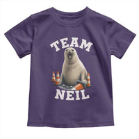 Team Neil The Seal Toddler T Shirt Funny Tasmania Elephant Seal with Traffic Cone
