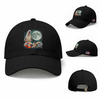 Funny Neil The Seal Howling at Moon 90s Retro Baseball Cap