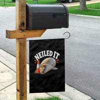 Neil The Seal Nailed It Garden Flag Funny Tasmania Elephant Seal Traffic Cone Meme Art
