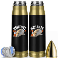 Neil The Seal Nailed It Bullet Tumbler Funny Tasmania Elephant Seal Traffic Cone Meme Art