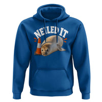 Neil The Seal Nailed It Hoodie Funny Tasmania Elephant Seal Traffic Cone Meme Art