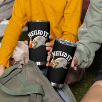 Neil The Seal Nailed It Tumbler Cup Funny Tasmania Elephant Seal Traffic Cone Meme Art