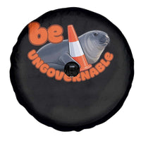 Neil The Seal Be Ungovernable Spare Tire Cover Funny Tasmania Elephant Seal Road