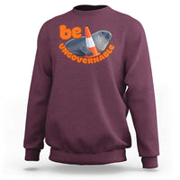 Neil The Seal Be Ungovernable Sweatshirt Funny Tasmania Elephant Seal Road