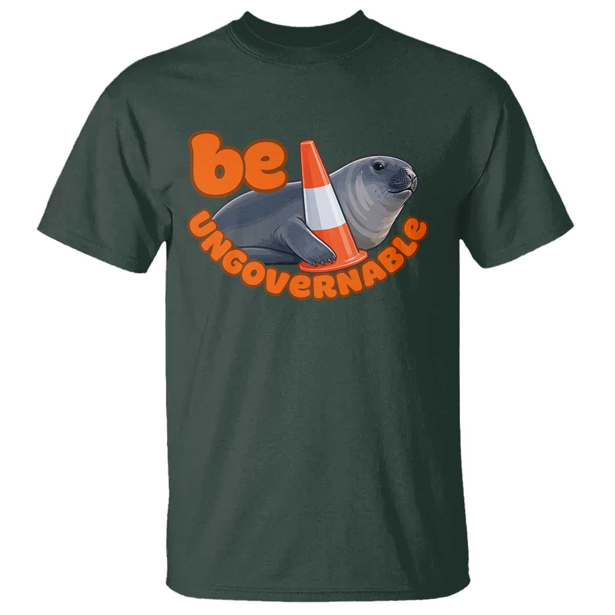Neil The Seal Be Ungovernable T Shirt Funny Tasmania Elephant Seal Road