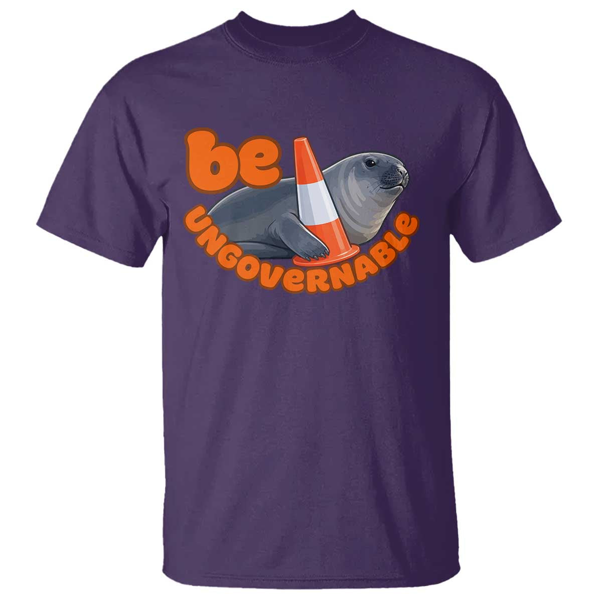 Neil The Seal Be Ungovernable T Shirt Funny Tasmania Elephant Seal Road