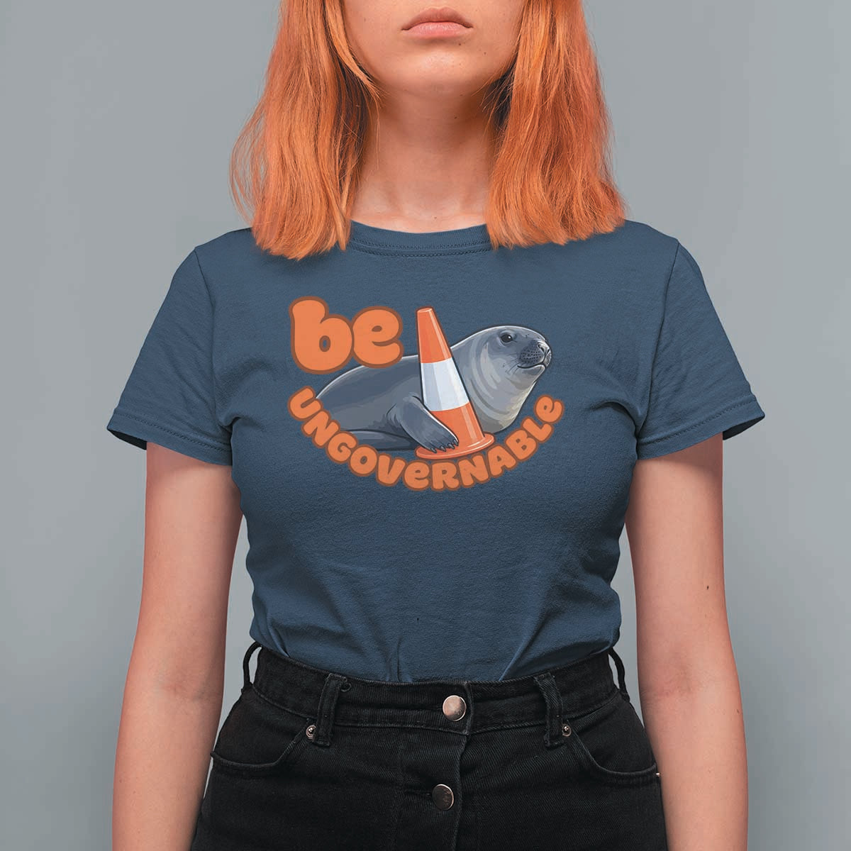 Neil The Seal Be Ungovernable T Shirt For Women Funny Tasmania Elephant Seal Road