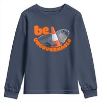 Neil The Seal Be Ungovernable Youth Sweatshirt Funny Tasmania Elephant Seal Road