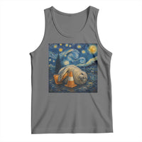 Funny Neil The Seal Starry Night Tank Top Van Gogh Art for Tasmania Seal Lovers