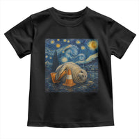 Funny Neil The Seal Starry Night Toddler T Shirt Van Gogh Art for Tasmania Seal Lovers