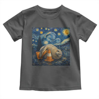Funny Neil The Seal Starry Night Toddler T Shirt Van Gogh Art for Tasmania Seal Lovers