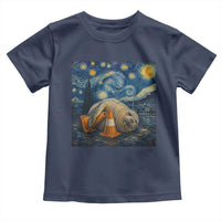 Funny Neil The Seal Starry Night Toddler T Shirt Van Gogh Art for Tasmania Seal Lovers