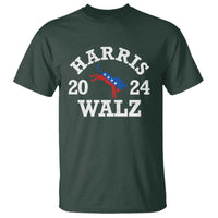 Harris Walz 2024 T Shirt Vintage Patriotic Donkey USA Flag - Wonder Print Shop