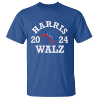 Harris Walz 2024 T Shirt Vintage Patriotic Donkey USA Flag - Wonder Print Shop