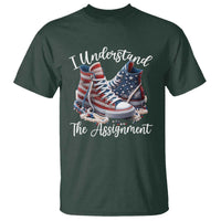 Harris Supporter 2024 T Shirt I Understand The Assignment USA Chucks Pearls - Wonder Print Shop