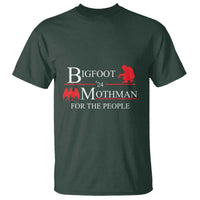 Funny Bigfoot Mothman'24 For The People T Shirt American Flag President Election - Wonder Print Shop
