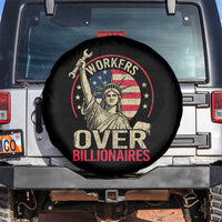 Workers Over Billionaires Spare Tire Cover Social Justice Statue Of Liberty - Wonder Print Shop