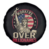 Workers Over Billionaires Spare Tire Cover Social Justice Statue Of Liberty - Wonder Print Shop